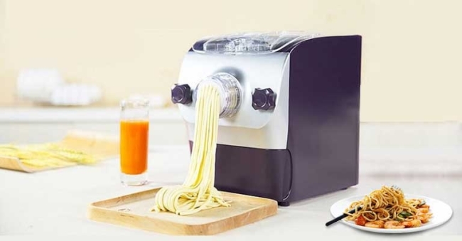 Purple Aicooker Multi-functional Automatic Pasta Maker Noodle Maker M3 Includes 7 Noodle Molds And 1 Dumpling Mold,120V 